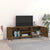 TV Cabinet Smoked Oak 150x30x50 cm Engineered Wood