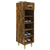 Shoe Cabinet Smoked Oak 30x35x105 cm Engineered Wood