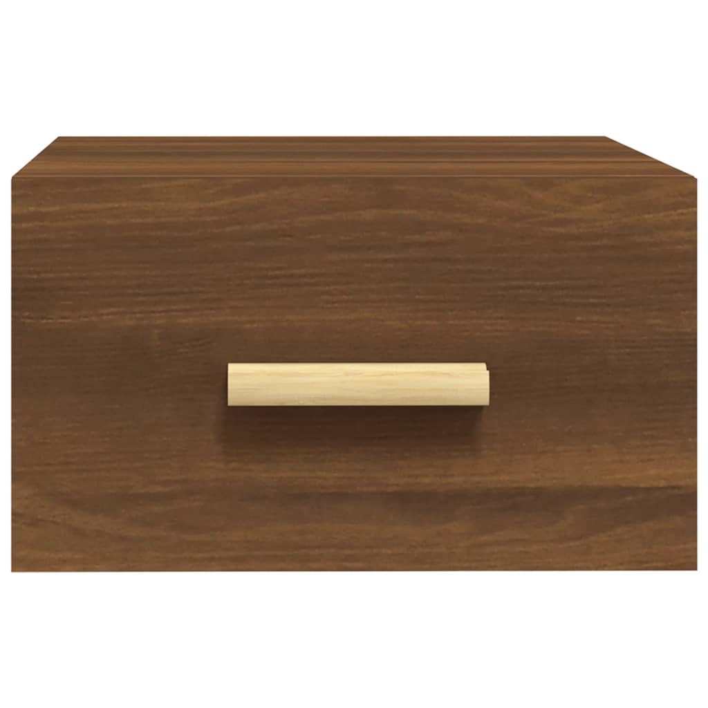 Wall-mounted Bedside Cabinets 2 pcs Brown Oak 35x35x20 cm