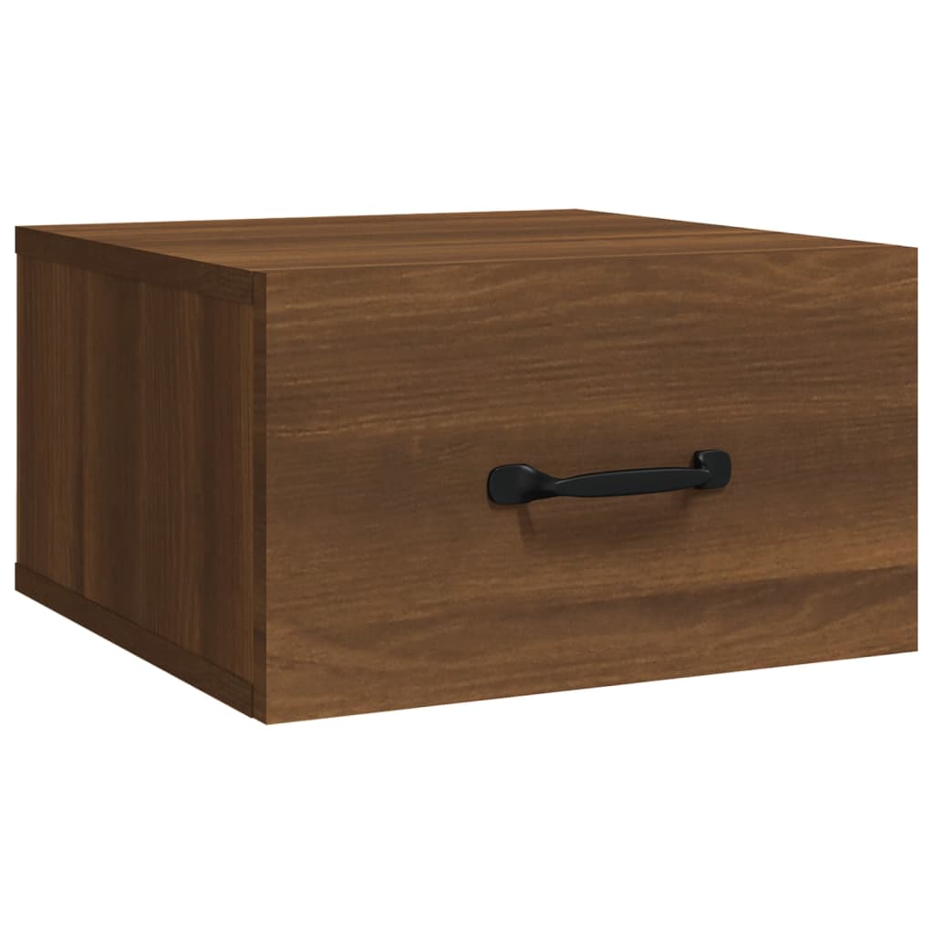 Wall-mounted Bedside Cabinets 2 pcs Brown Oak 35x35x20 cm