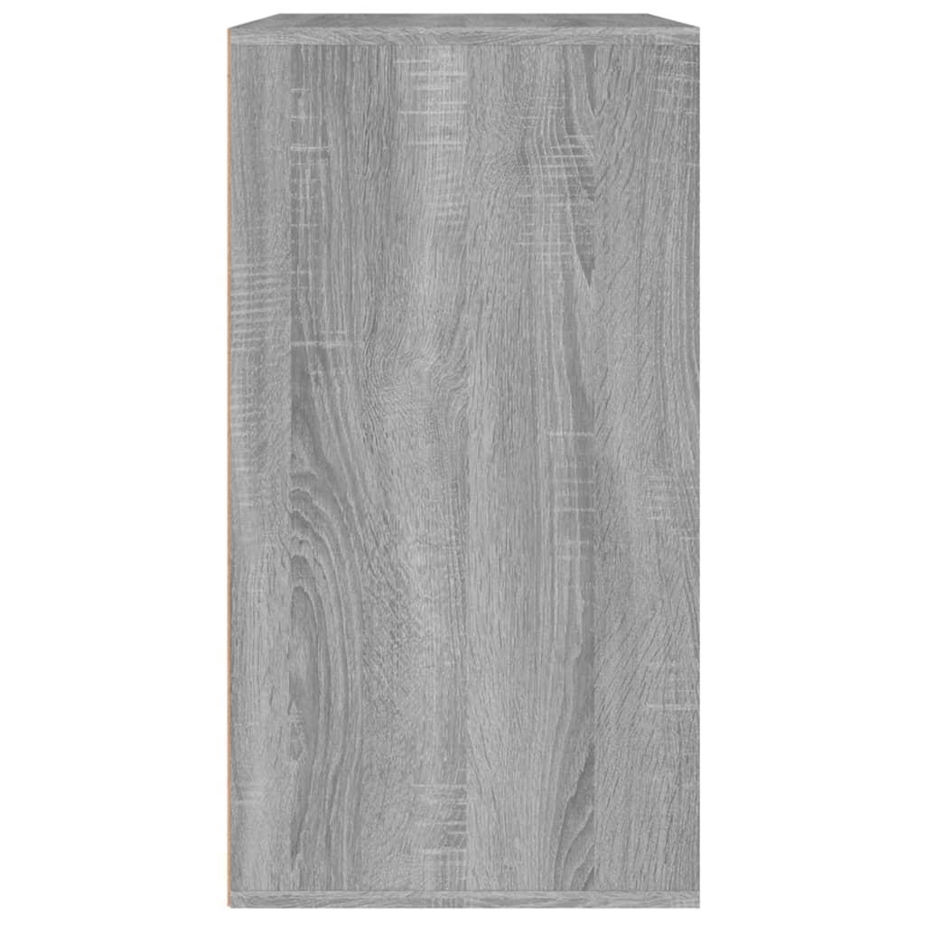 Cosmetic Cabinet Grey Sonoma 80x40x75 cm Engineered Wood