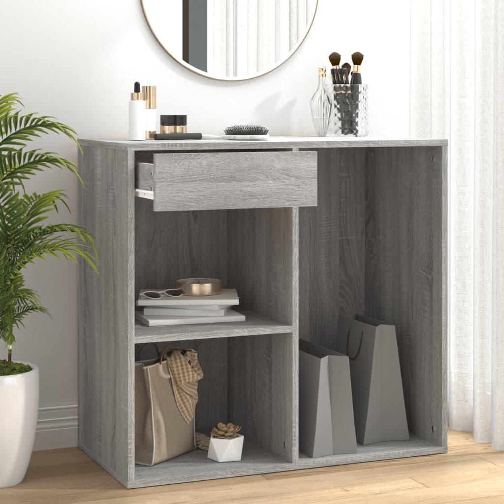 Cosmetic Cabinet Grey Sonoma 80x40x75 cm Engineered Wood