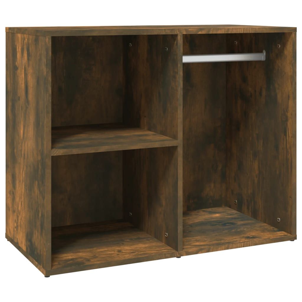 Dressing Cabinet Smoked Oak 80x40x65 cm Engineered Wood