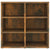 Shoe Cabinet Smoked Oak 52.5x30x50 cm