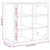 Shoe Cabinet Smoked Oak 52.5x30x50 cm