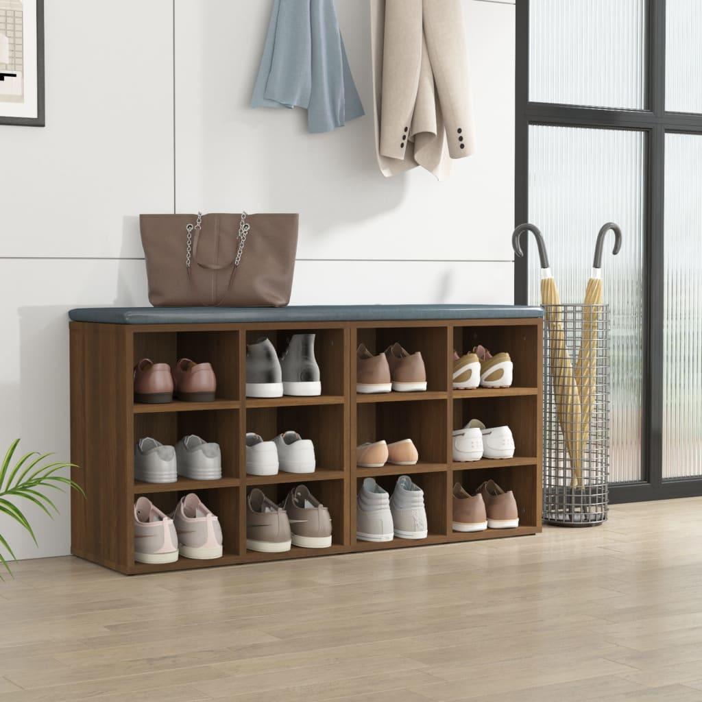 Shoe Cabinets 2 pcs Brown Oak 52.5x30x50 cm