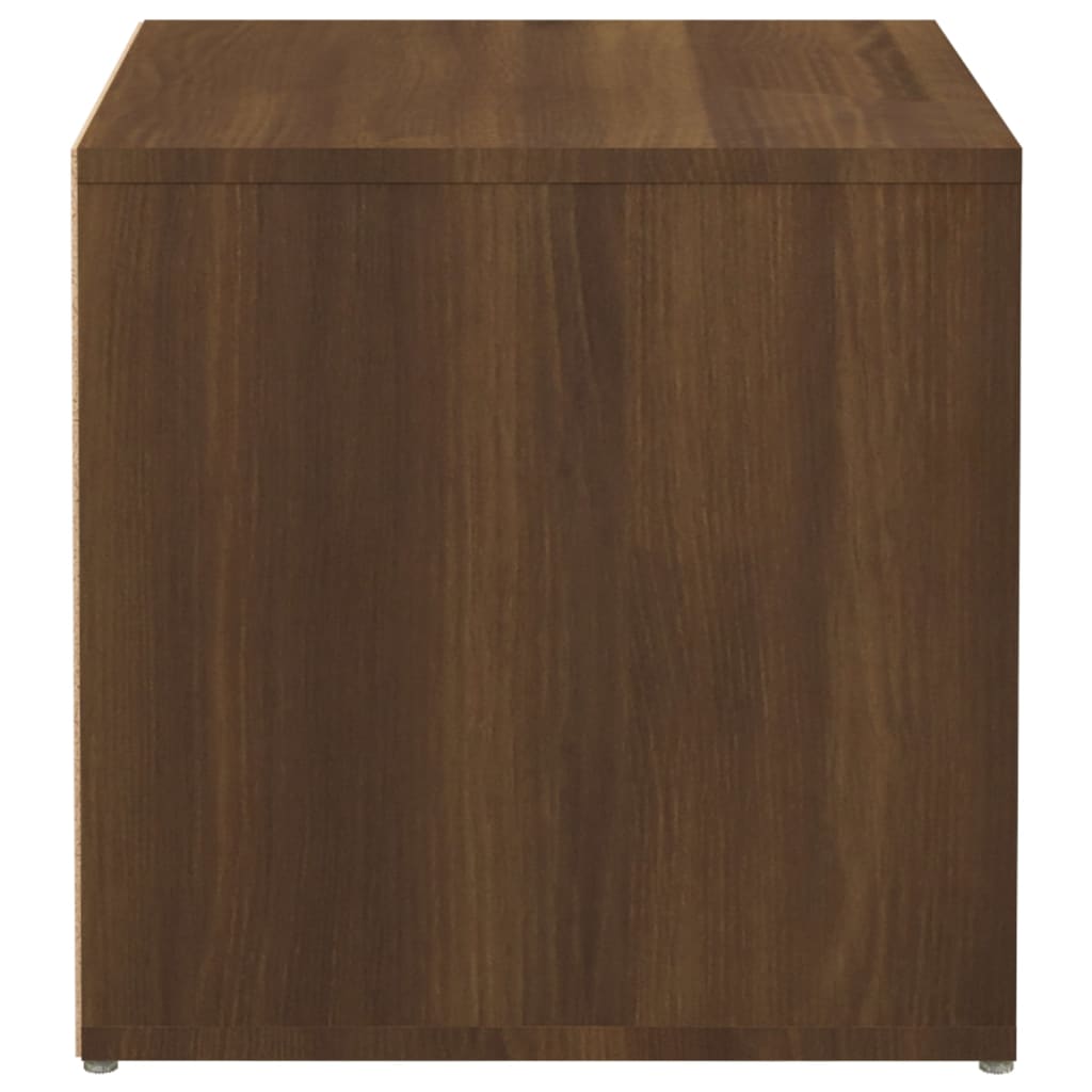 Box Drawer Brown Oak 40.5x40x40 cm Engineered Wood