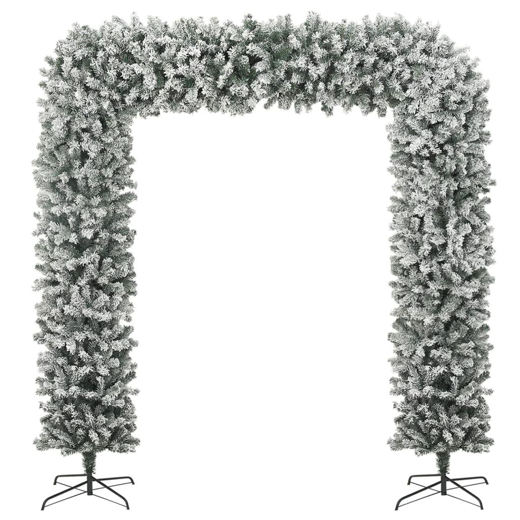 Christmas Tree Arch with Flocked Snow 240 cm