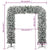 Christmas Tree Arch with Flocked Snow 240 cm