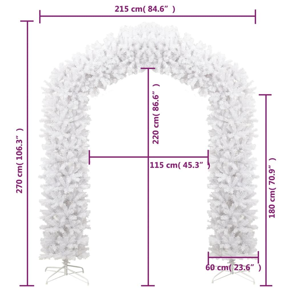 Christmas Tree Arch White 270 cm