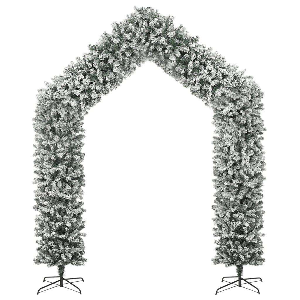 Christmas Tree Arch with Flocked Snow 270 cm