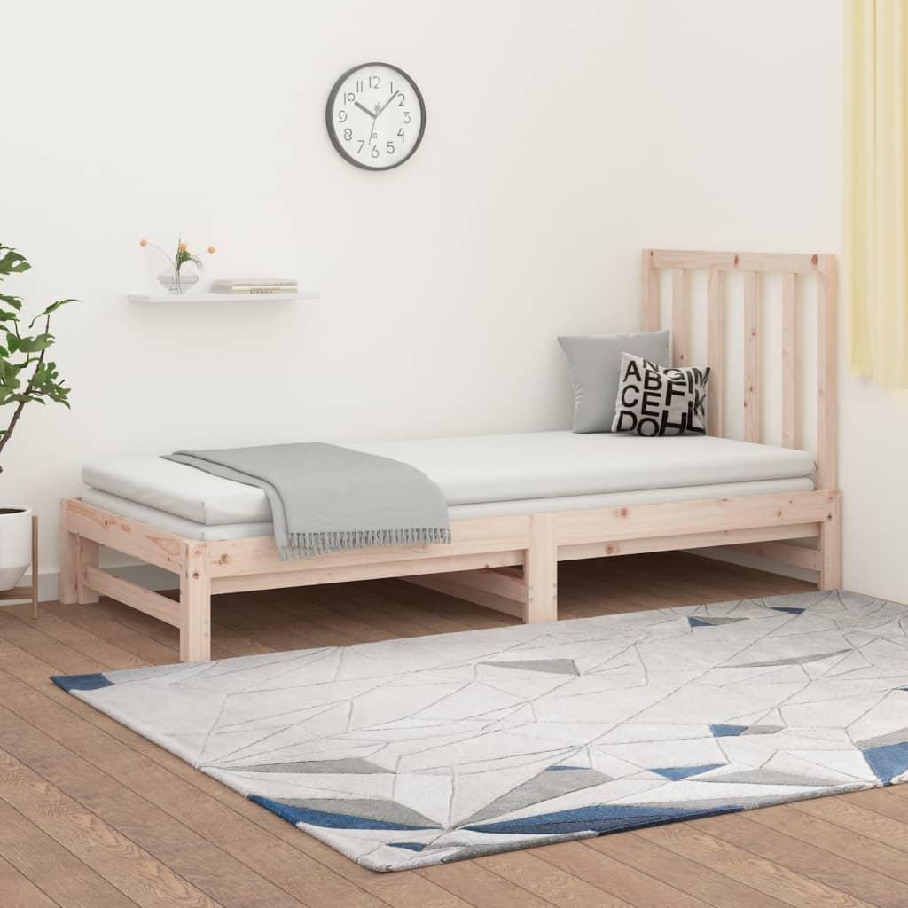 Pull-out Day Bed without Mattress 2x(90x190) cm