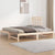 Pull-out Day Bed without Mattress 2x(90x190) cm