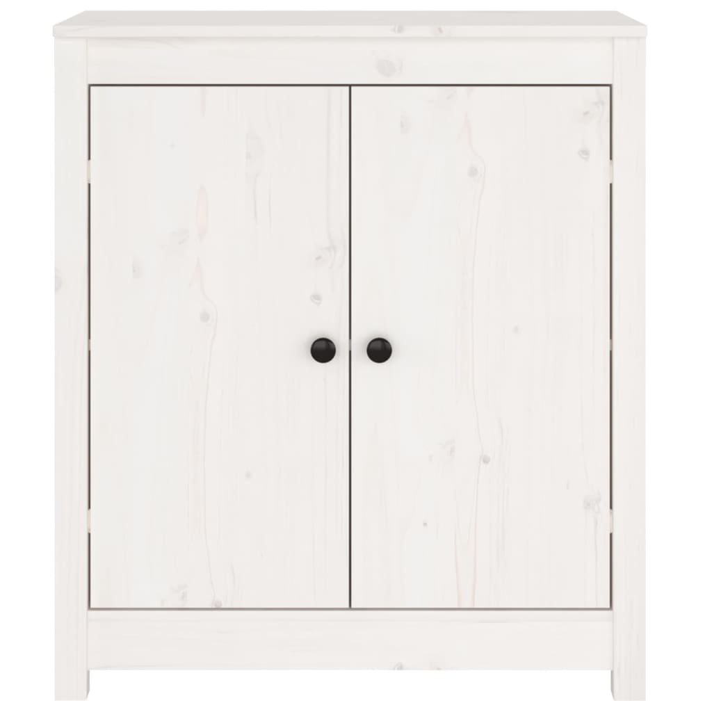 Sideboards 2 pcs White 70x35x80 cm Solid Wood Pine