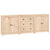 Sideboard 210x35x80 cm Solid Wood Pine