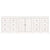 Sideboard White 230x35x80 cm Solid Wood Pine