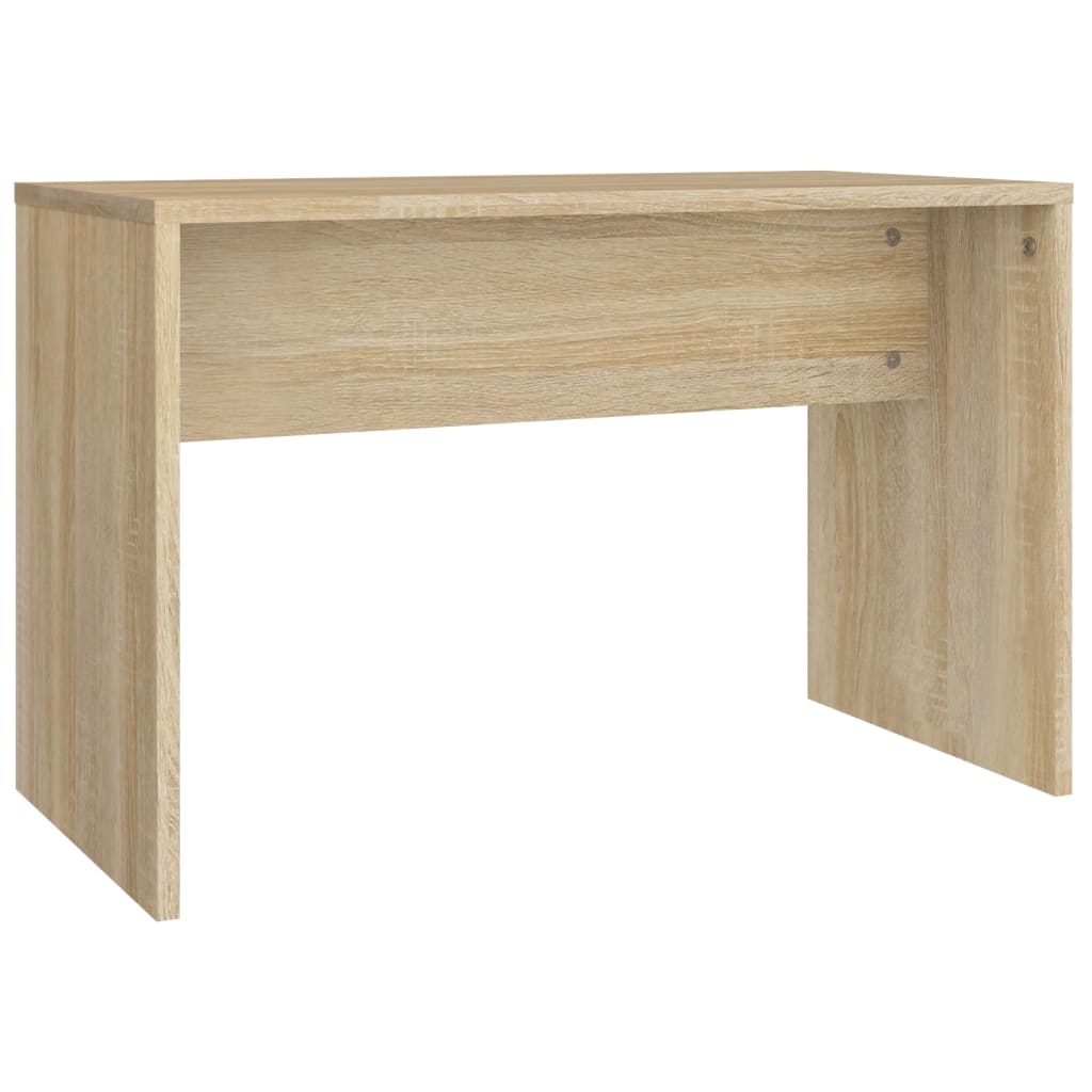 Dressing Table Set with LED Sonoma Oak Engineered Wood