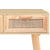 Console Table Brown 105x30x75 cm Solid Wood Pine&Natural Rattan