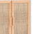 Sideboard White 60x30x70 cm Solid Wood Pine and Natural Rattan