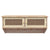 Wall-mounted Coat Rack Brown Engineered Wood and Natural Rattan