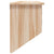 Wall-mounted Coat Rack Brown Engineered Wood and Natural Rattan