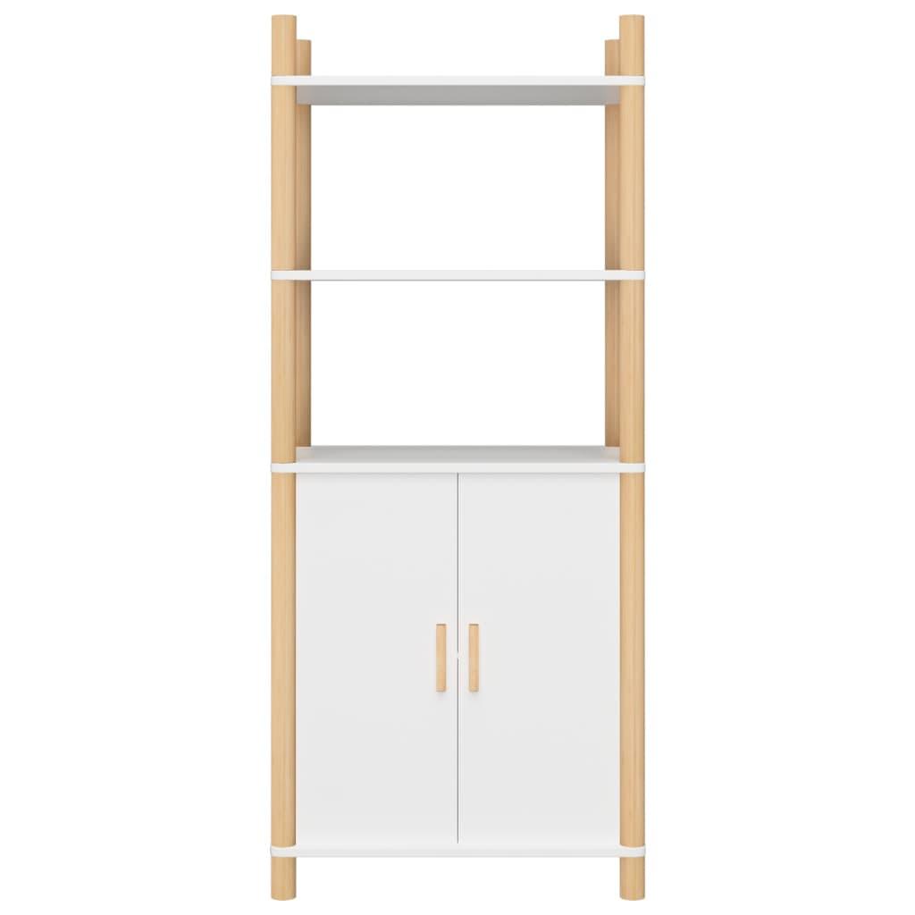 Highboard White 60x40x141 cm Engineered Wood