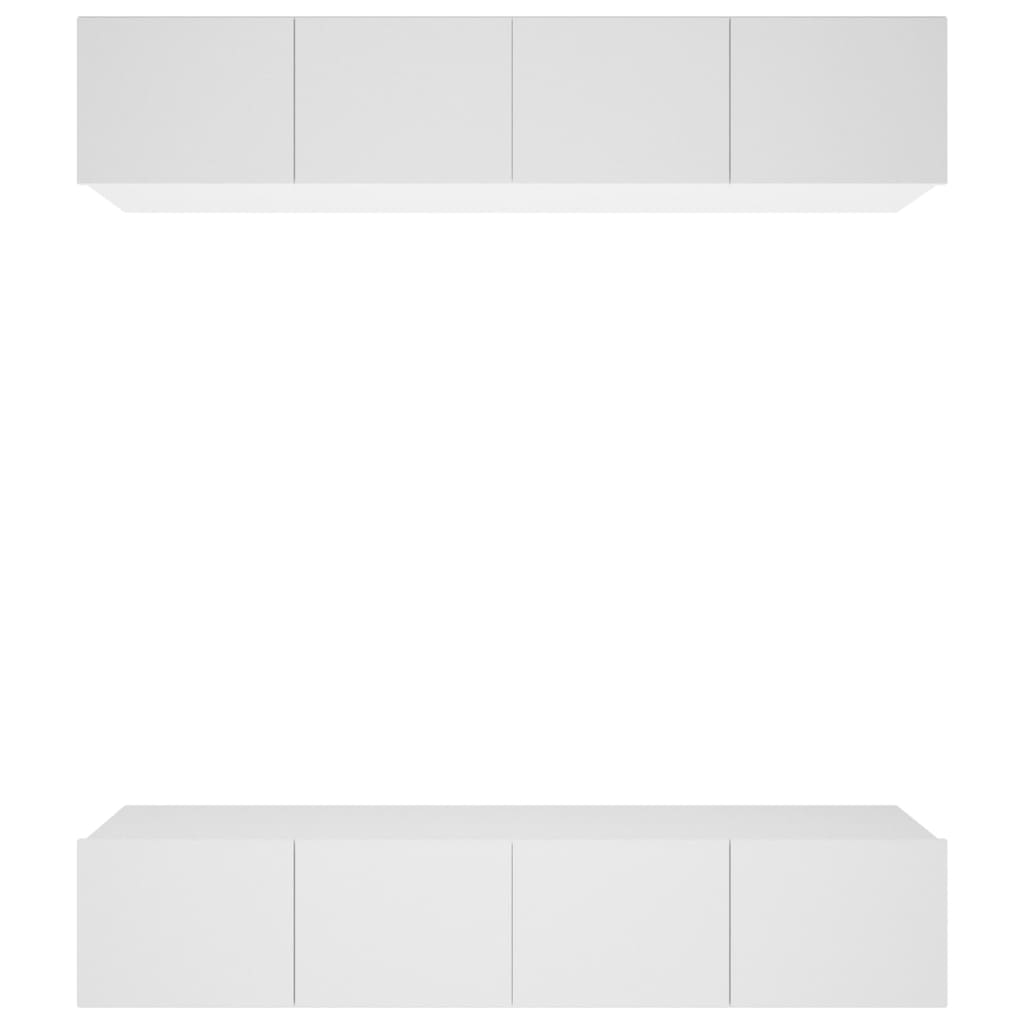 TV Cabinets 4 pcs White 80x30x30 cm Engineered Wood