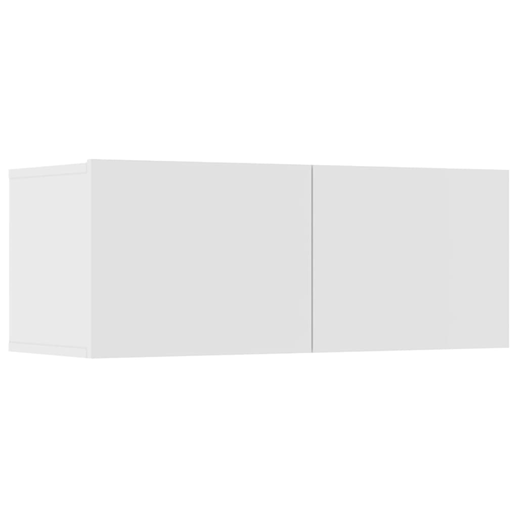 TV Cabinets 4 pcs White 80x30x30 cm Engineered Wood