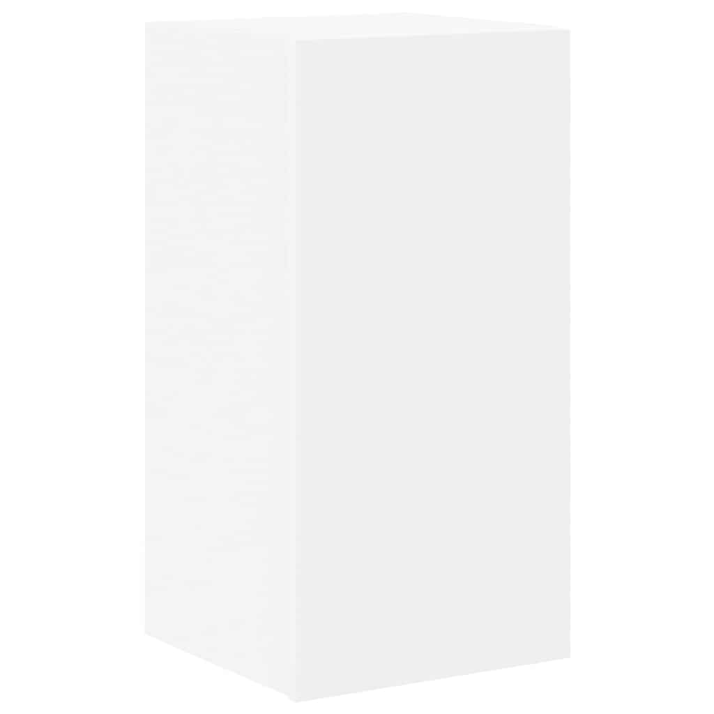 7 Piece TV Cabinet Set White Engineered Wood