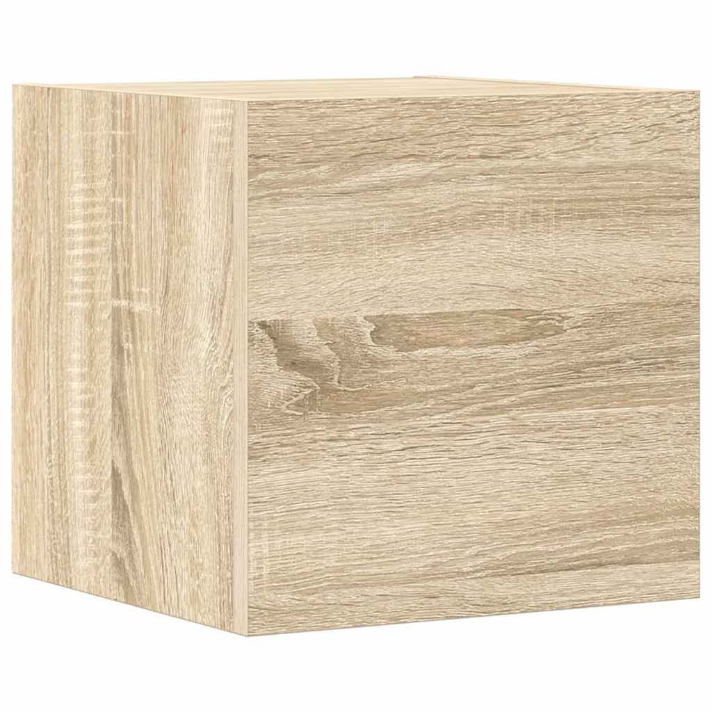 7 Piece TV Cabinet Set Sonoma Oak Engineered Wood