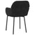 Dining Chairs 2 pcs Black Velvet