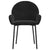 Dining Chairs 2 pcs Black Velvet