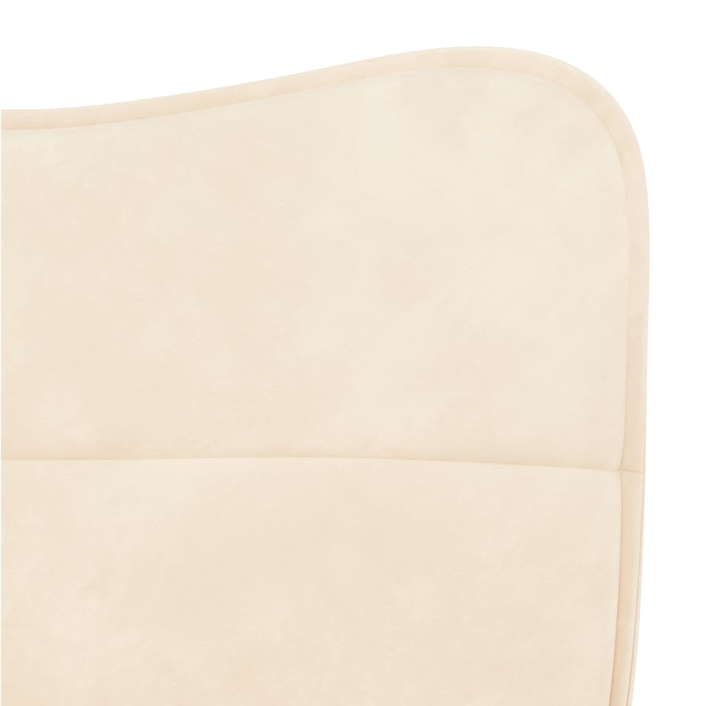 Dining Chairs 2 pcs Cream Velvet