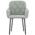 Dining Chairs 2 pcs Light Grey Velvet