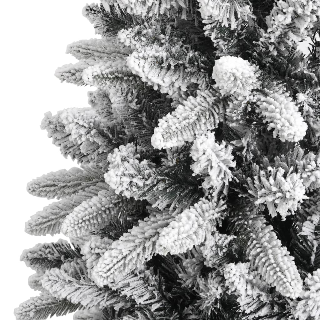 Artificial Christmas Tree with Flocked Snow 180 cm PVC&PE