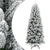 Artificial Christmas Tree with Flocked Snow 240 cm PVC&PE