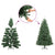 Artificial Christmas Tree with Flocked Snow 240 cm PVC&PE