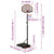 Basketball Stand Black 216-250 cm Polyethene