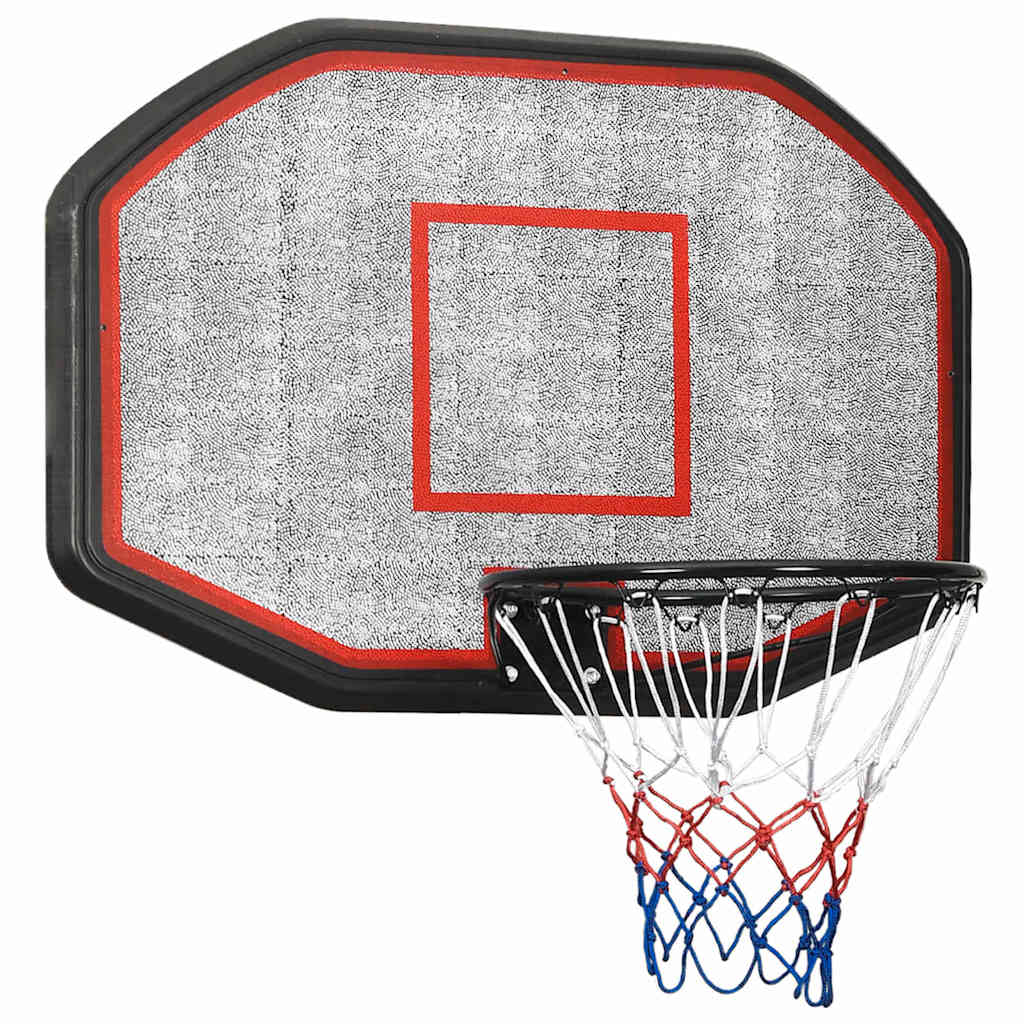 Basketball Backboard Black 109x71x3 cm Polyethene