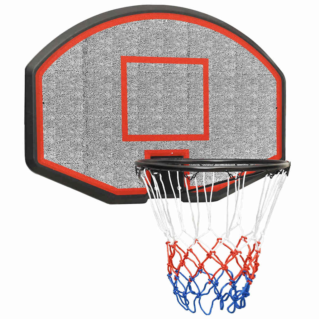 Basketball Backboard Black 71x45x2 cm Polyethene