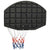 Basketball Backboard Black 71x45x2 cm Polyethene