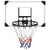 Basketball Backboard Transparent 71x45x2.5 cm Polycarbonate