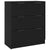 3 Piece Sideboards Black Engineered Wood