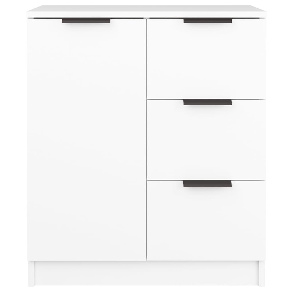 Sideboards 2 pcs White 60x30x70 cm Engineered Wood
