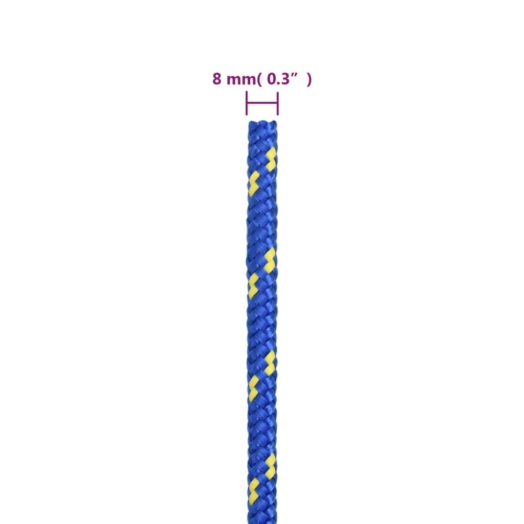 Boat Rope Blue 8 mm 25 m Polypropylene