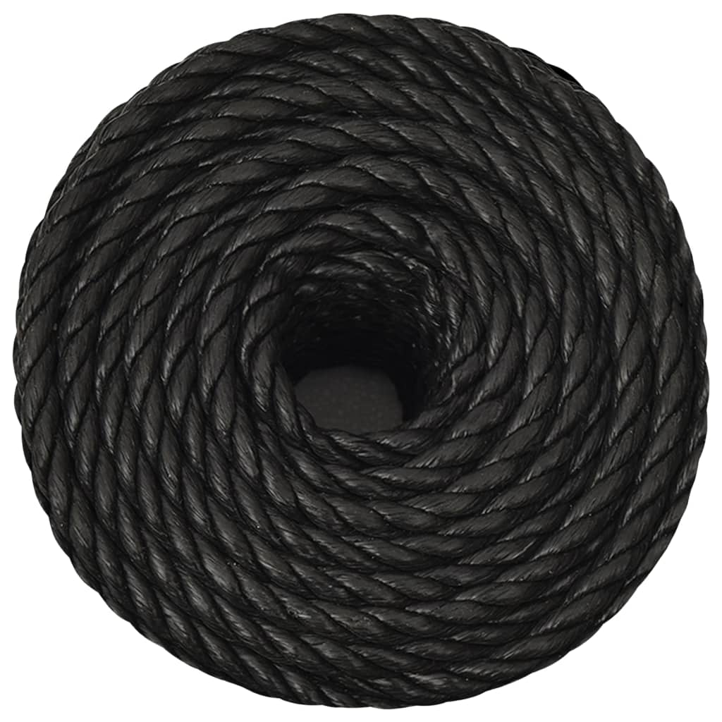 Work Rope Black 10 mm 50 m Polypropylene