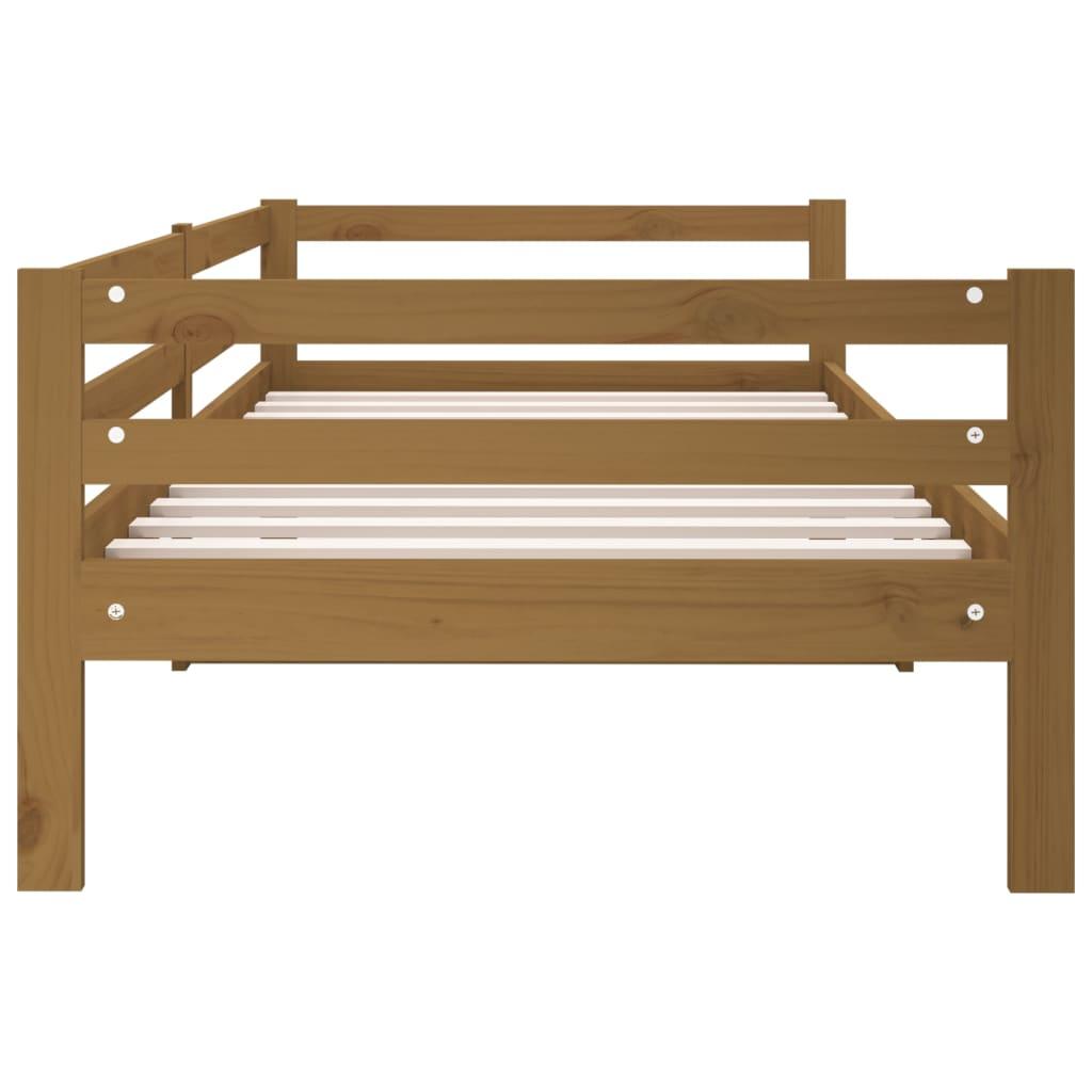 Day Bed without Mattress Honey Brown 90x190 cm Solid Wood Pine