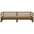 Pull-out Day Bed without Mattress Honey Brown 2x(90x190) cm