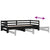 Pull-out Day Bed without Mattress Black 90x190 cm