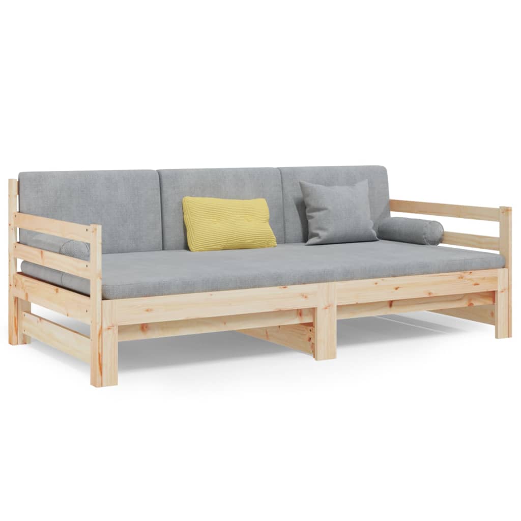 Pull-out Day Bed without Mattress 2x(90x190) cm